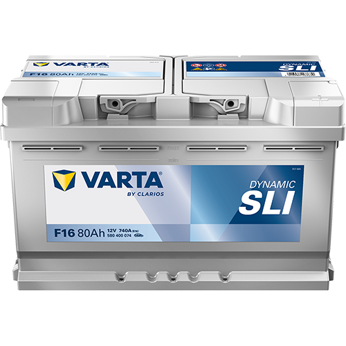 Batteria auto Varta Auto Dinamic Silver F16 EN PIOMBO 12V 80Ah 740A